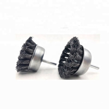 Steel Wire Industry Polishing Shaft Knot Cup Brush